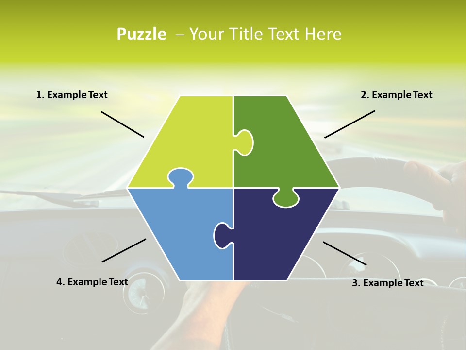 Piloting Safety Vehicle PowerPoint Template