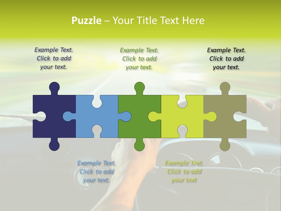 Piloting Safety Vehicle PowerPoint Template