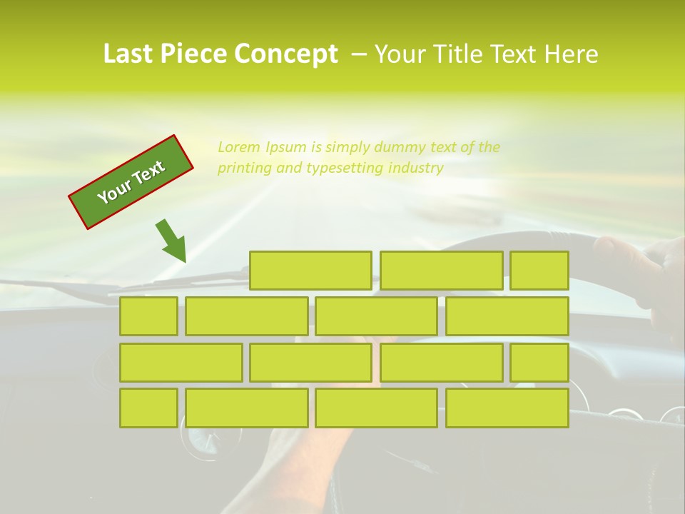 Piloting Safety Vehicle PowerPoint Template