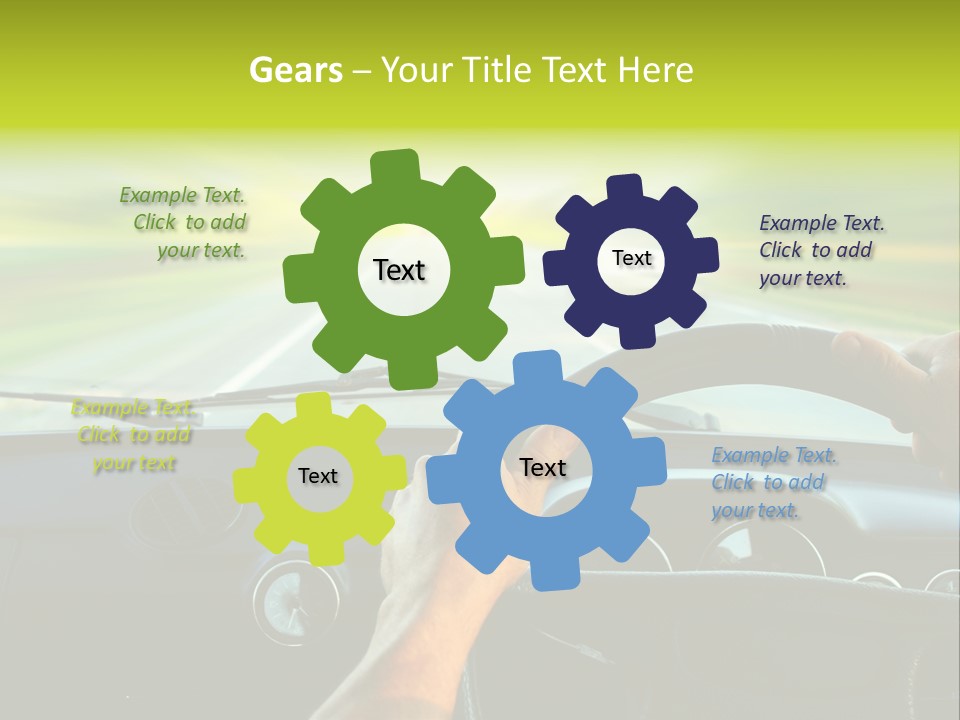 Piloting Safety Vehicle PowerPoint Template