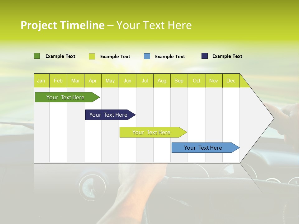 Piloting Safety Vehicle PowerPoint Template