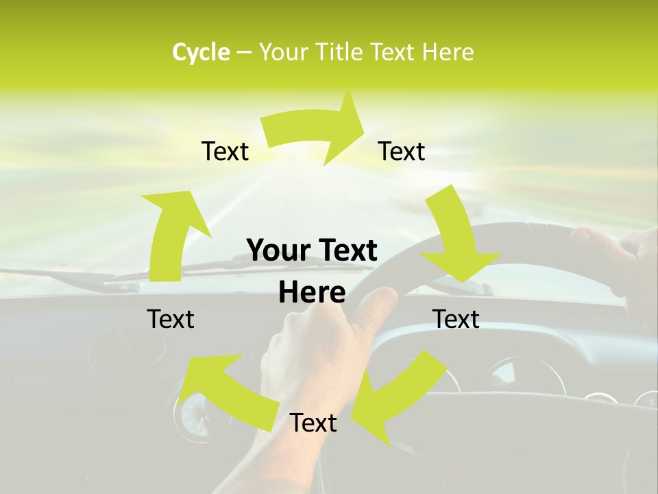 Piloting Safety Vehicle PowerPoint Template