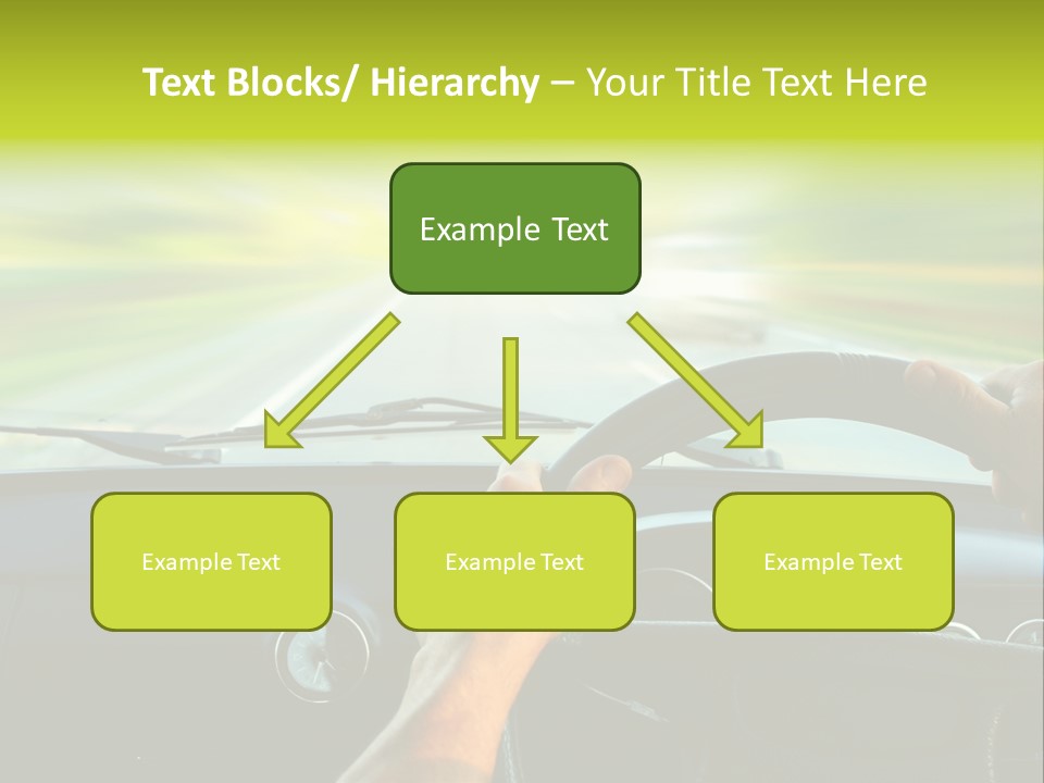 Piloting Safety Vehicle PowerPoint Template