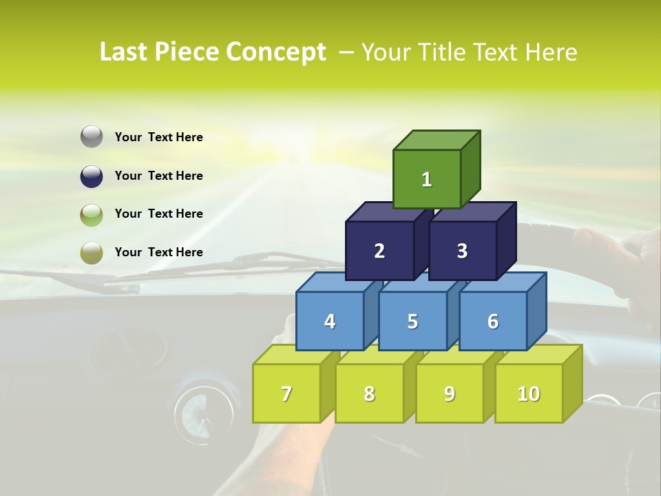 Piloting Safety Vehicle PowerPoint Template