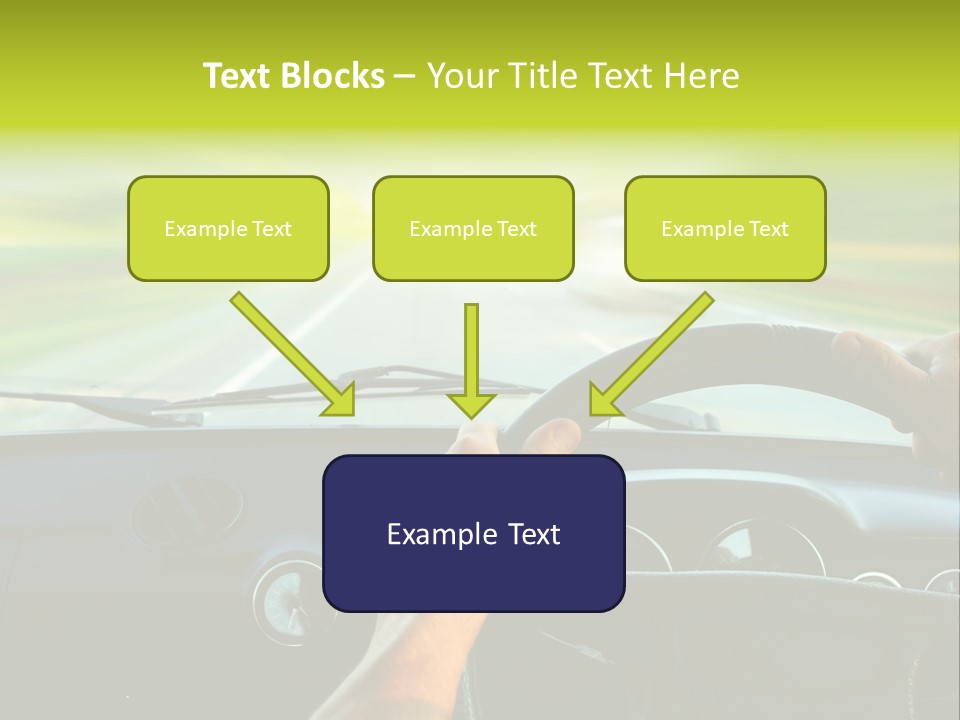 Piloting Safety Vehicle PowerPoint Template