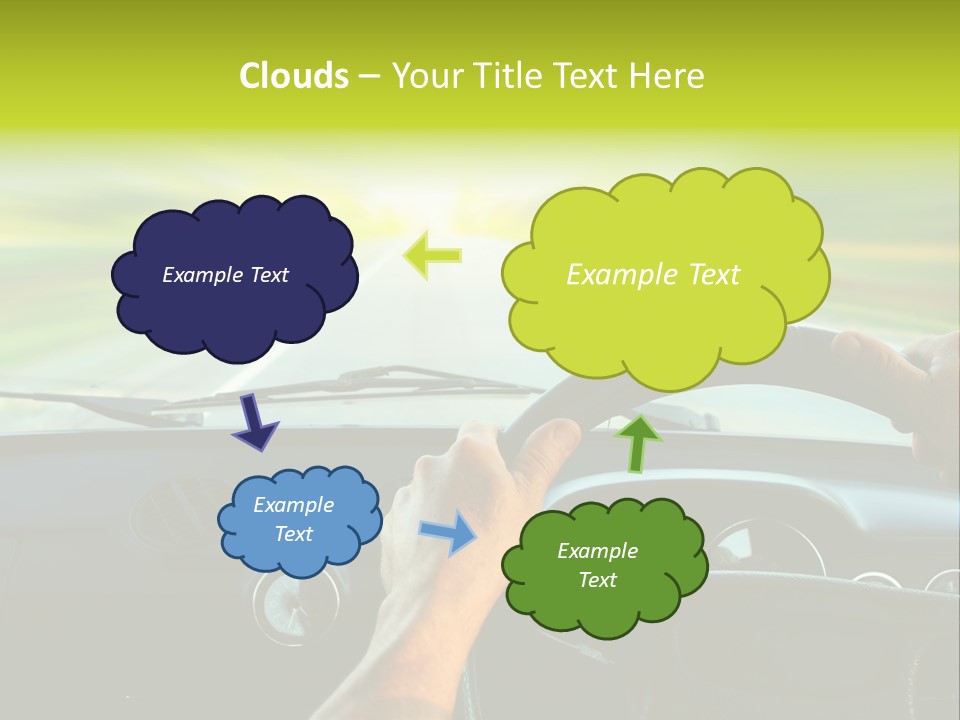 Piloting Safety Vehicle PowerPoint Template