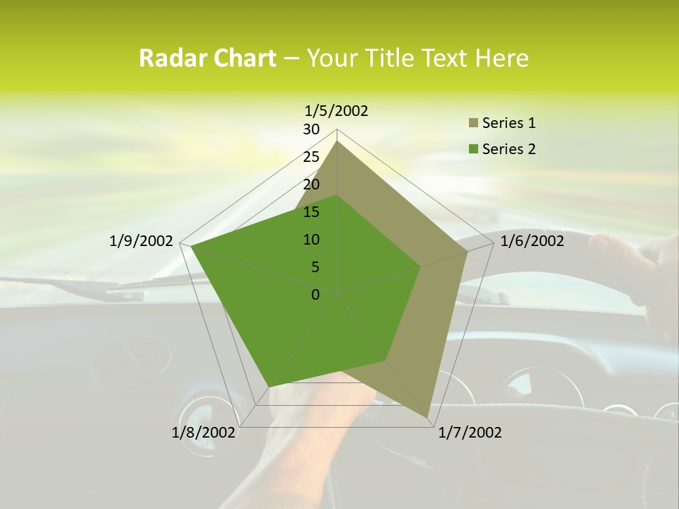 Piloting Safety Vehicle PowerPoint Template