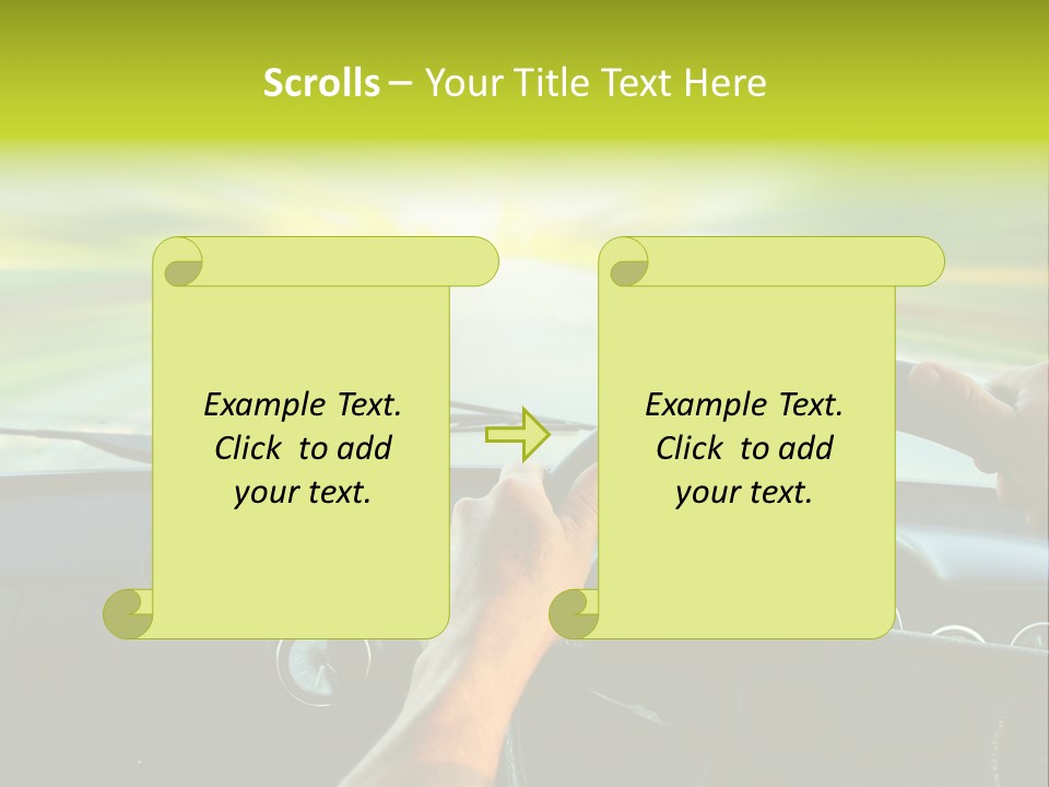 Piloting Safety Vehicle PowerPoint Template