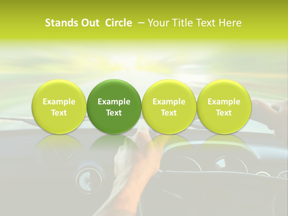 Piloting Safety Vehicle PowerPoint Template