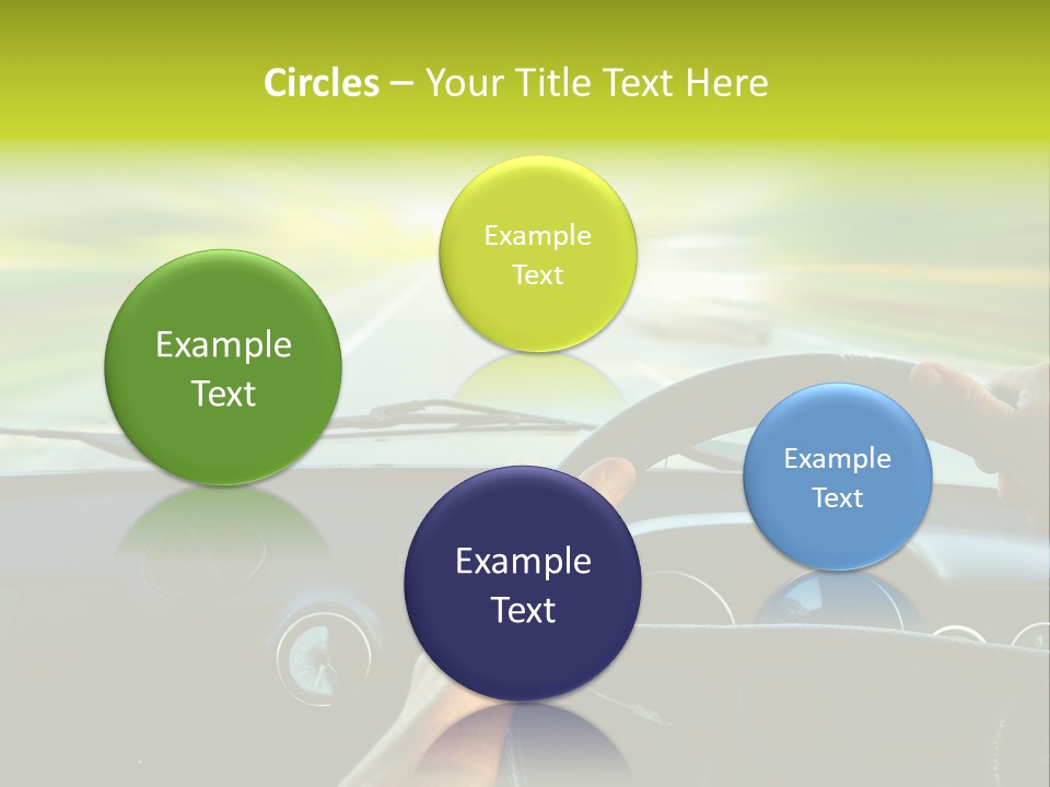 Piloting Safety Vehicle PowerPoint Template