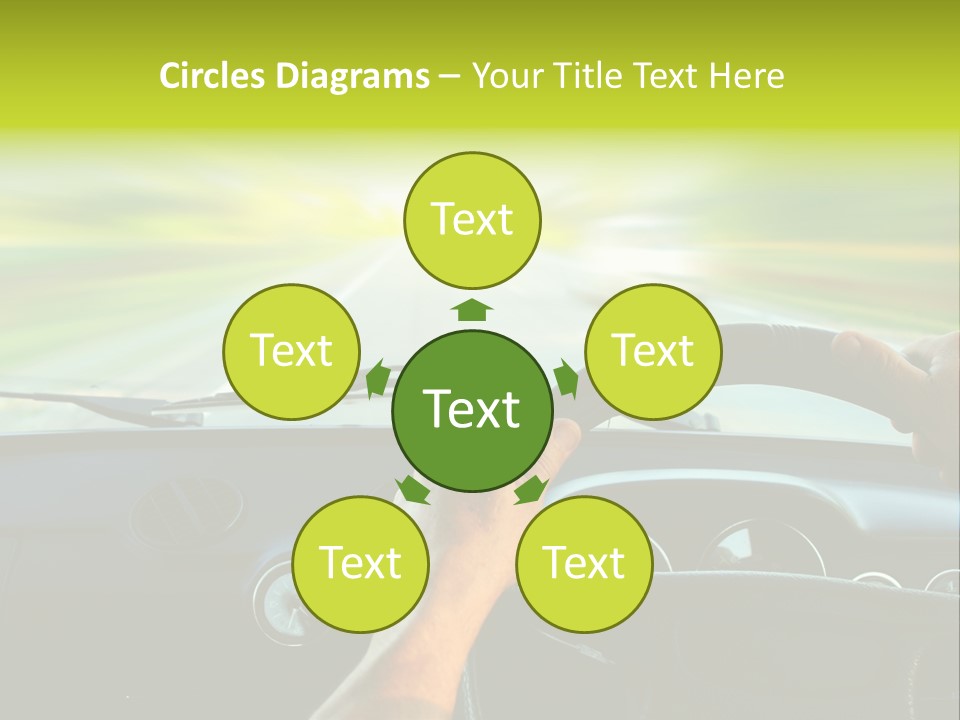 Piloting Safety Vehicle PowerPoint Template