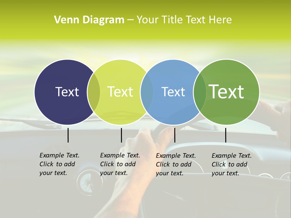 Piloting Safety Vehicle PowerPoint Template