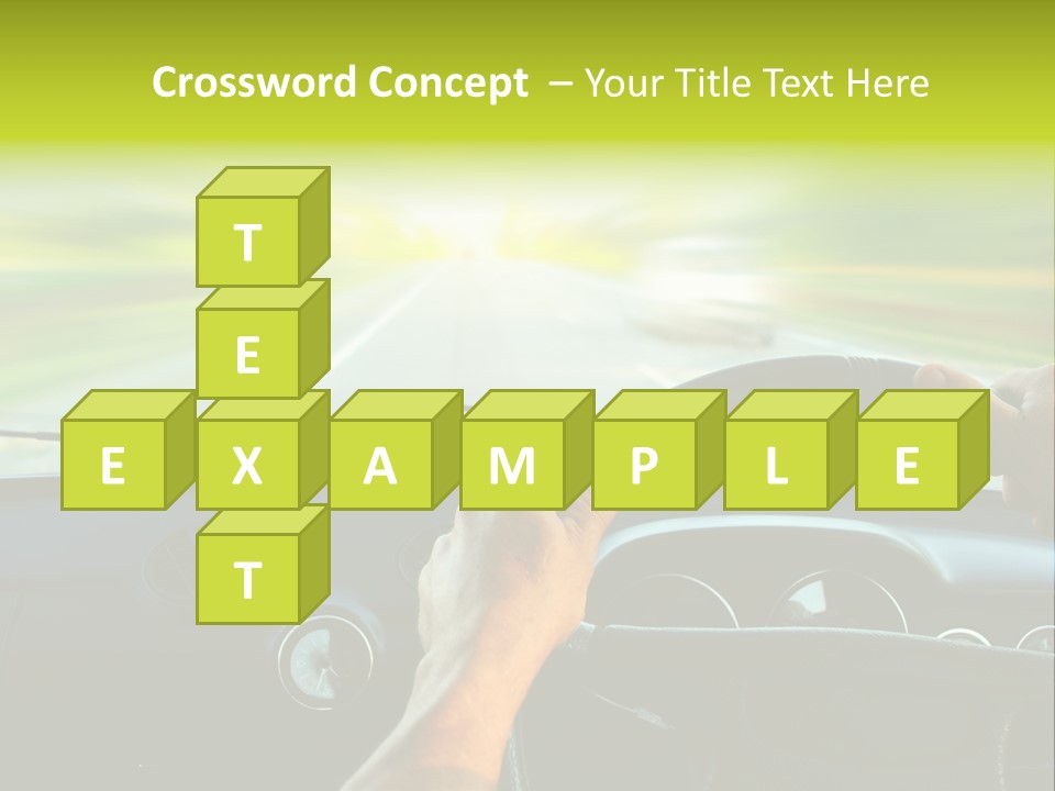 Piloting Safety Vehicle PowerPoint Template