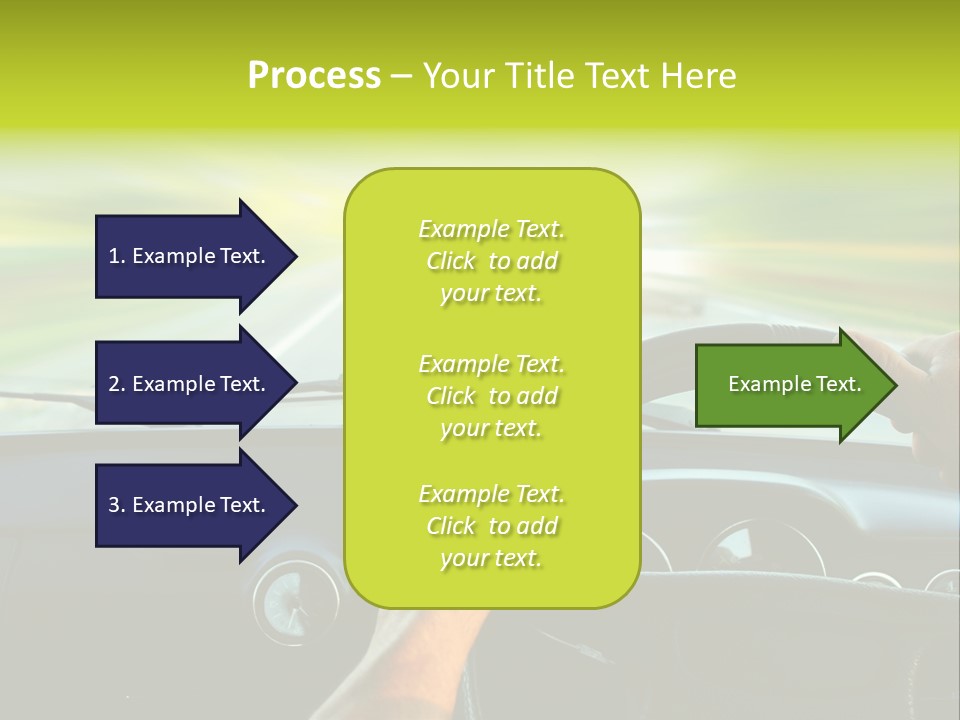 Piloting Safety Vehicle PowerPoint Template