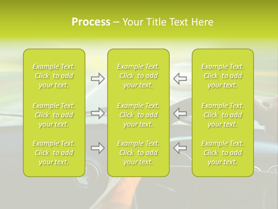 Piloting Safety Vehicle PowerPoint Template