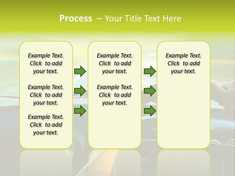 Piloting Safety Vehicle PowerPoint Template