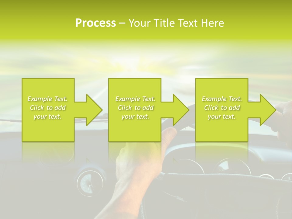 Piloting Safety Vehicle PowerPoint Template