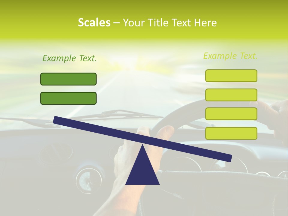 Piloting Safety Vehicle PowerPoint Template