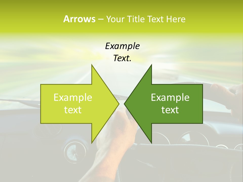 Piloting Safety Vehicle PowerPoint Template