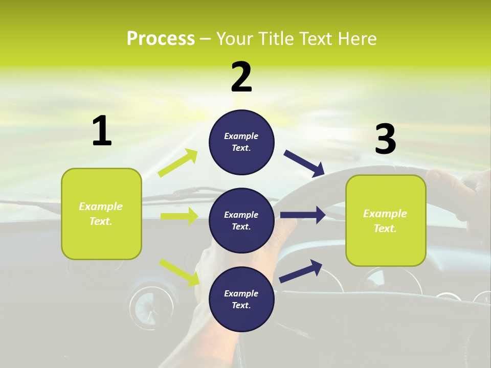 Piloting Safety Vehicle PowerPoint Template