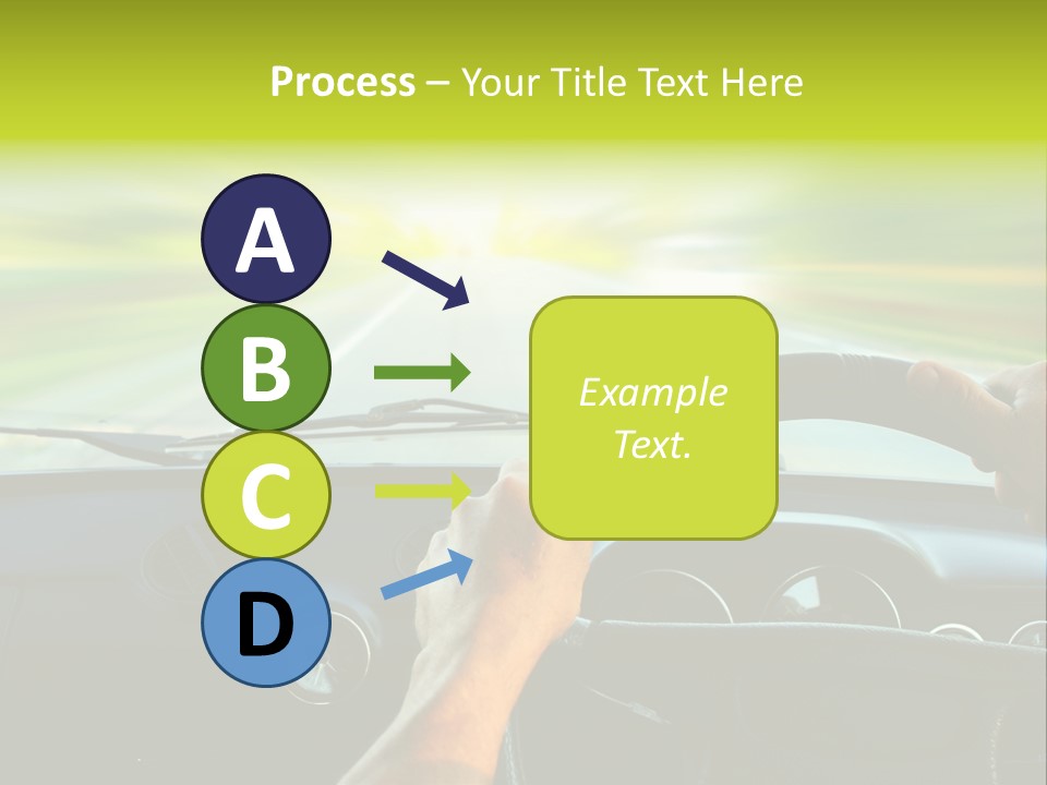 Piloting Safety Vehicle PowerPoint Template