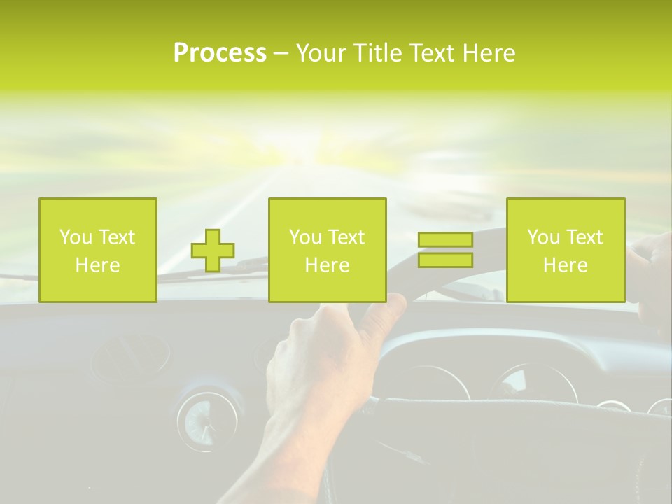 Piloting Safety Vehicle PowerPoint Template