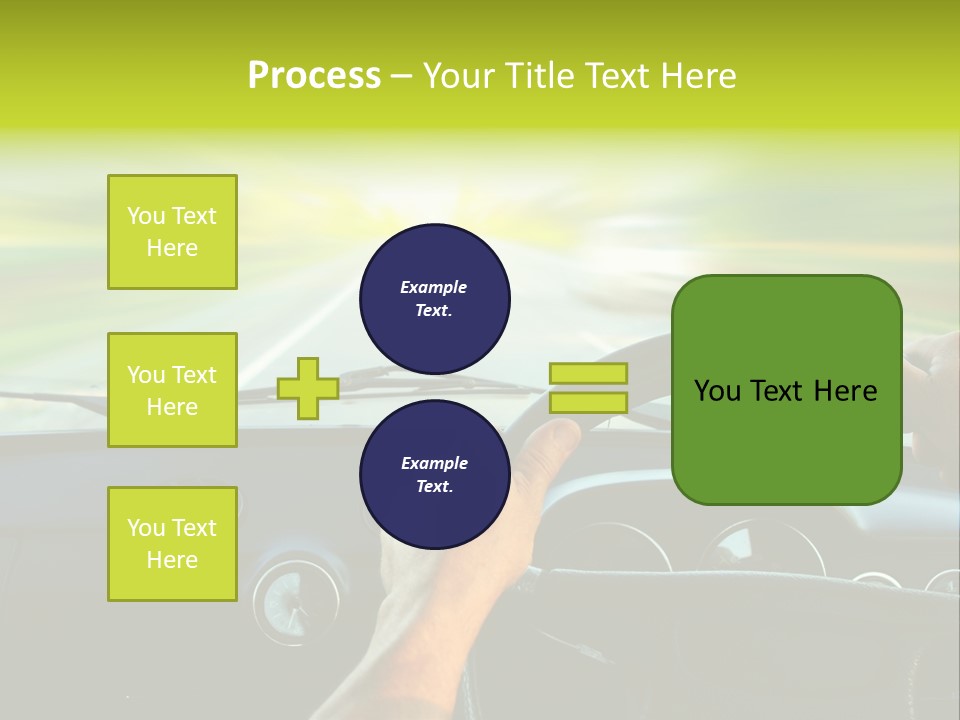 Piloting Safety Vehicle PowerPoint Template