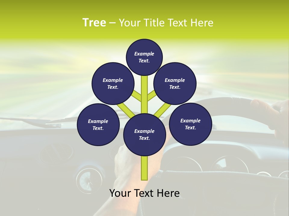 Piloting Safety Vehicle PowerPoint Template