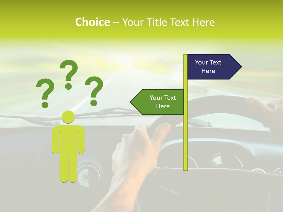 Piloting Safety Vehicle PowerPoint Template