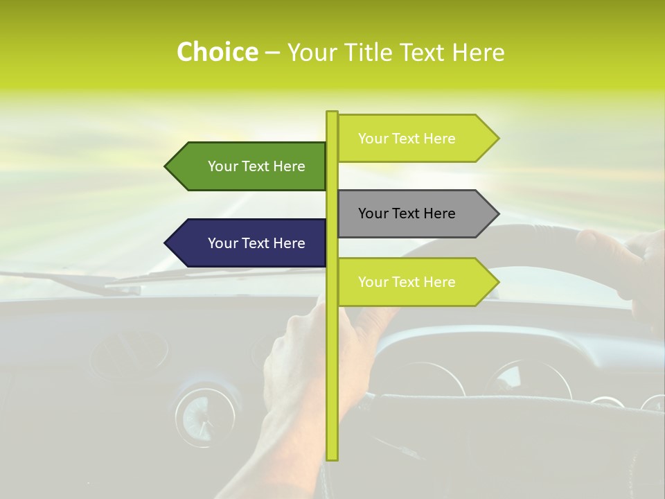 Piloting Safety Vehicle PowerPoint Template