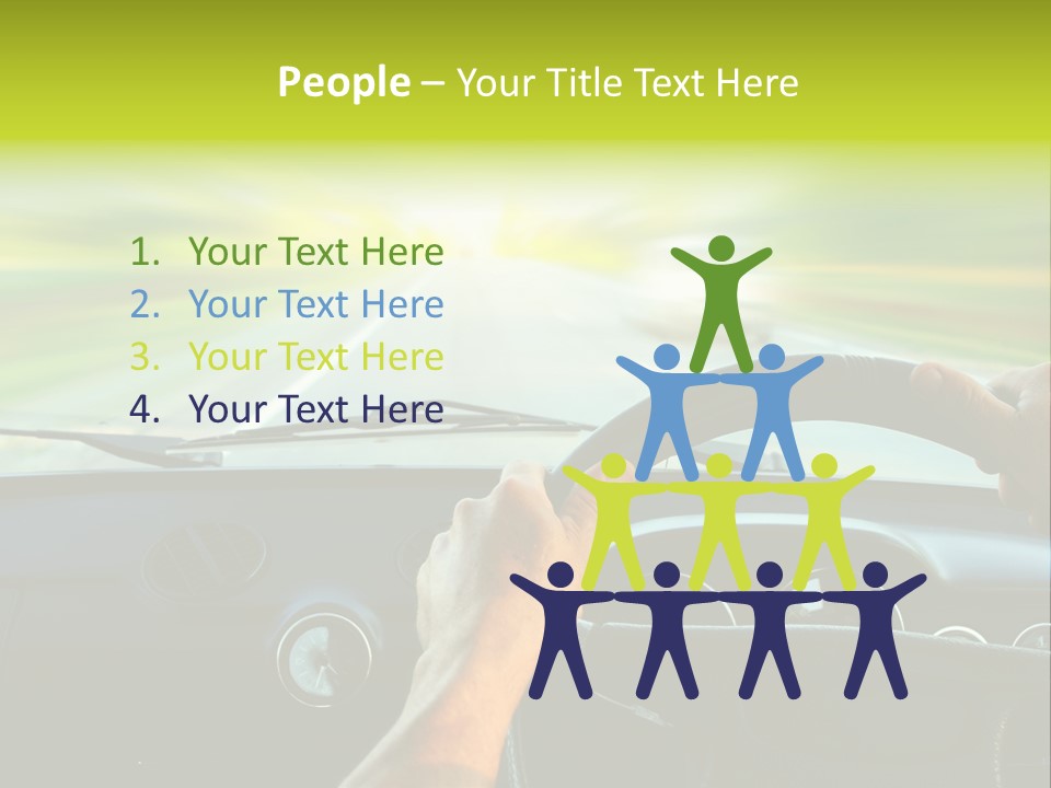 Piloting Safety Vehicle PowerPoint Template