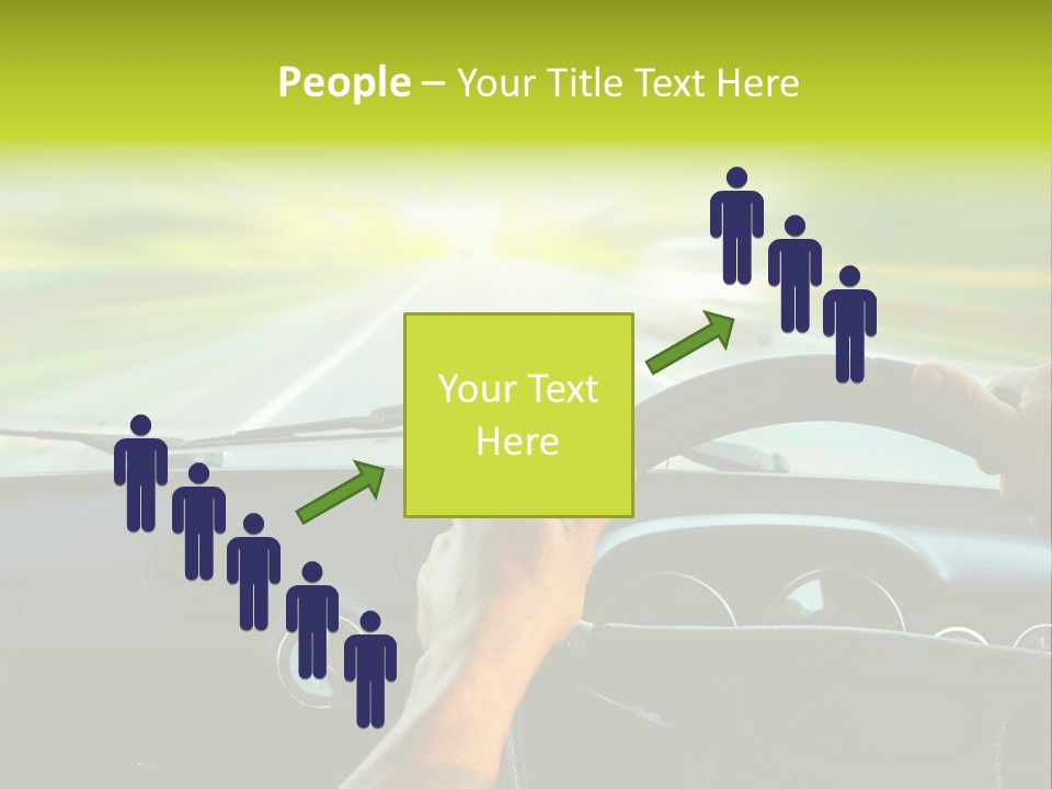 Piloting Safety Vehicle PowerPoint Template