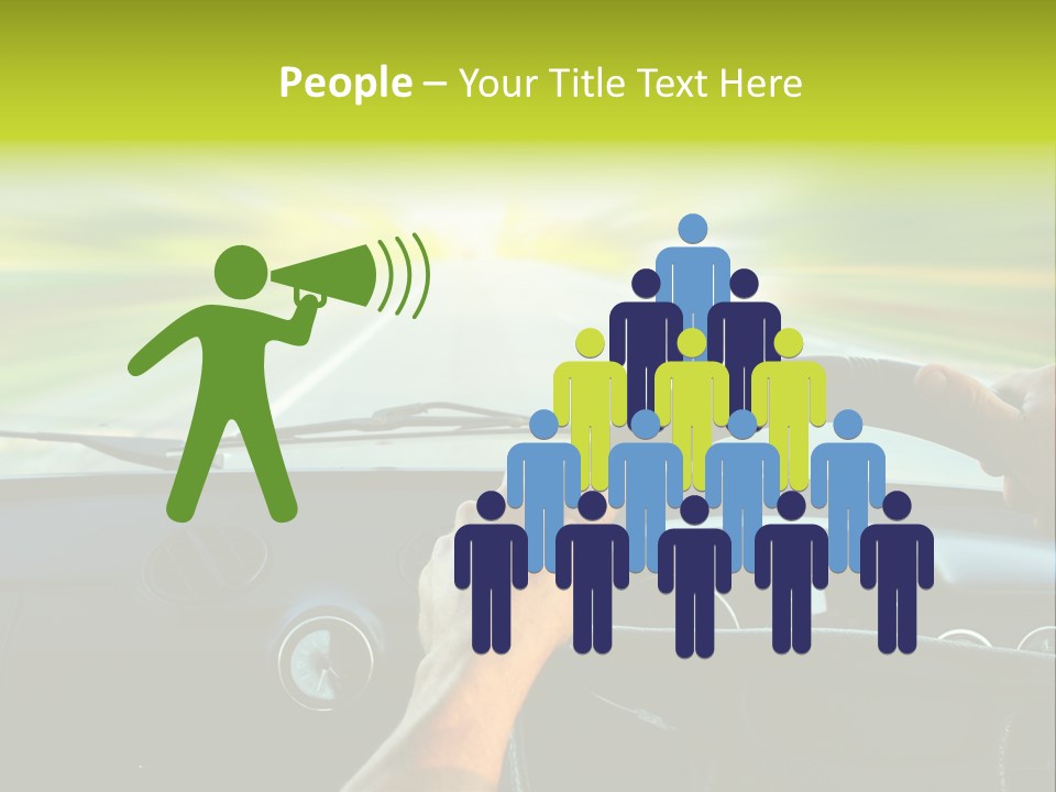 Piloting Safety Vehicle PowerPoint Template