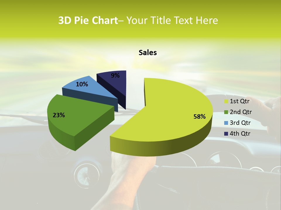 Piloting Safety Vehicle PowerPoint Template