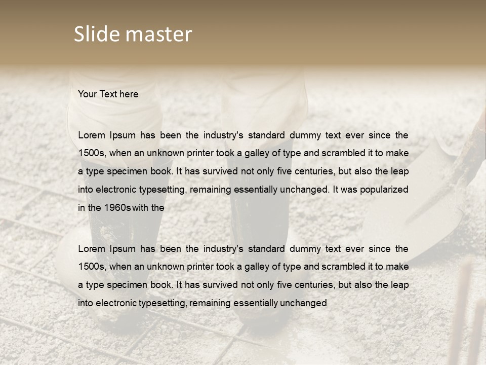 Float Tools Exterior PowerPoint Template