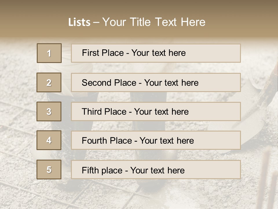 Float Tools Exterior PowerPoint Template