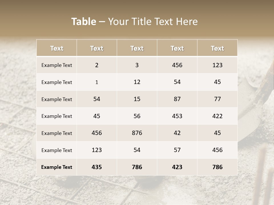 Float Tools Exterior PowerPoint Template