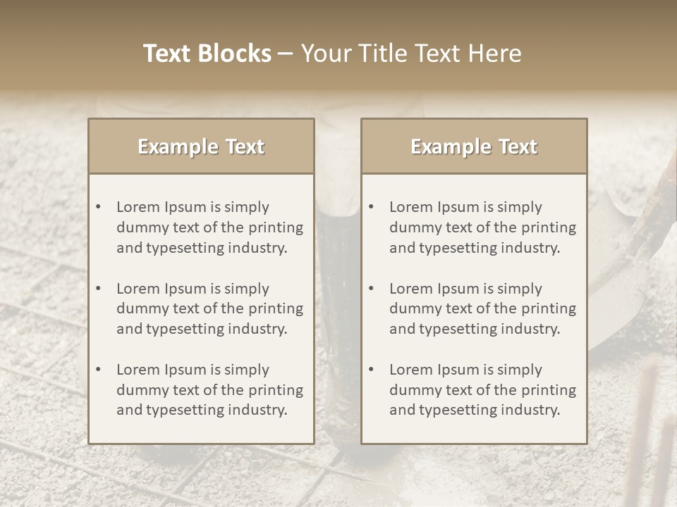 Float Tools Exterior PowerPoint Template