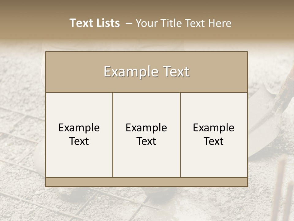 Float Tools Exterior PowerPoint Template