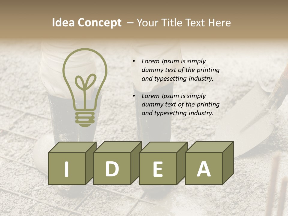 Float Tools Exterior PowerPoint Template