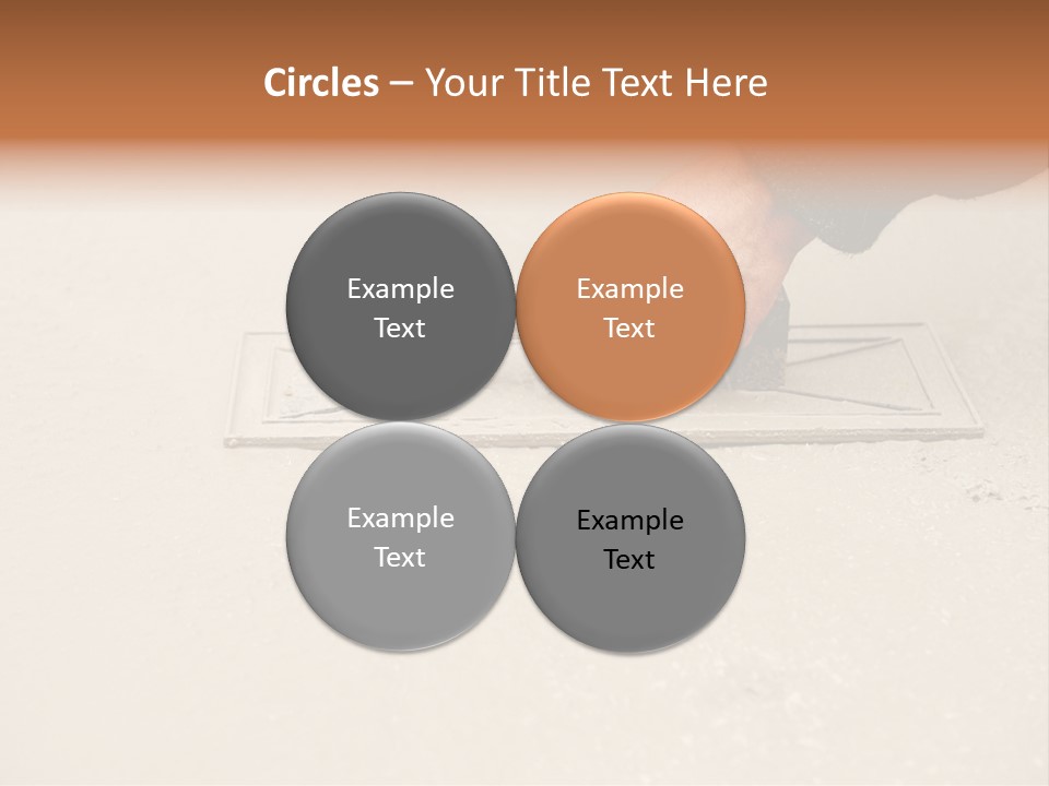 Smoothing Occupation Trowel PowerPoint Template