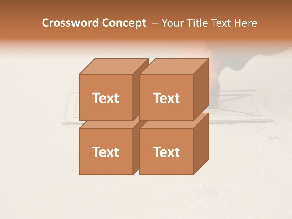 Smoothing Occupation Trowel PowerPoint Template