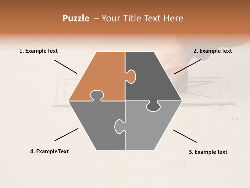Smoothing Occupation Trowel PowerPoint Template