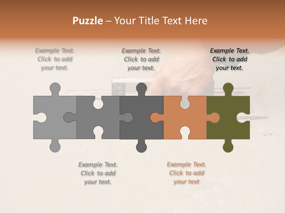 Smoothing Occupation Trowel PowerPoint Template
