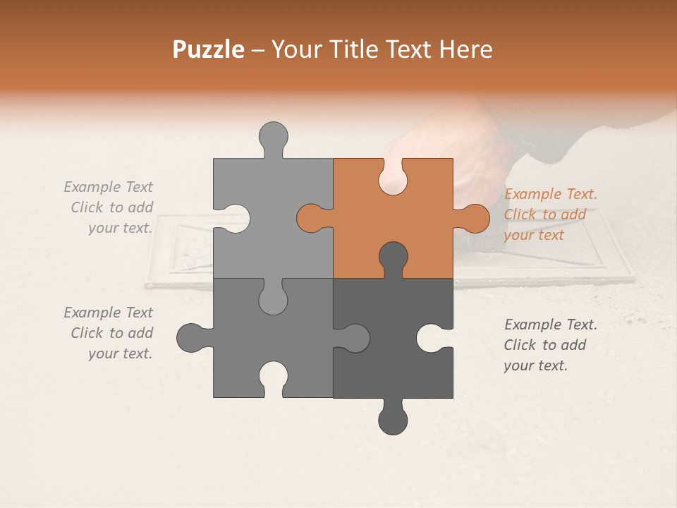 Smoothing Occupation Trowel PowerPoint Template