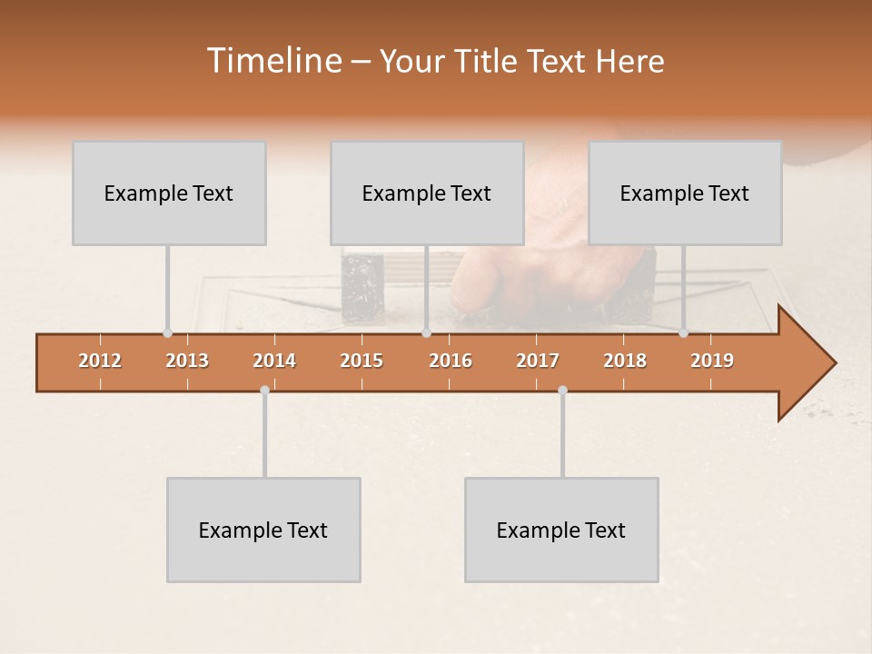 Smoothing Occupation Trowel PowerPoint Template