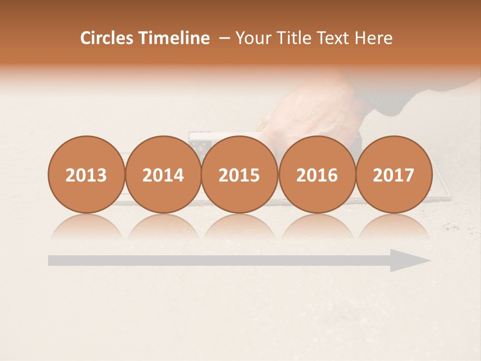 Smoothing Occupation Trowel PowerPoint Template