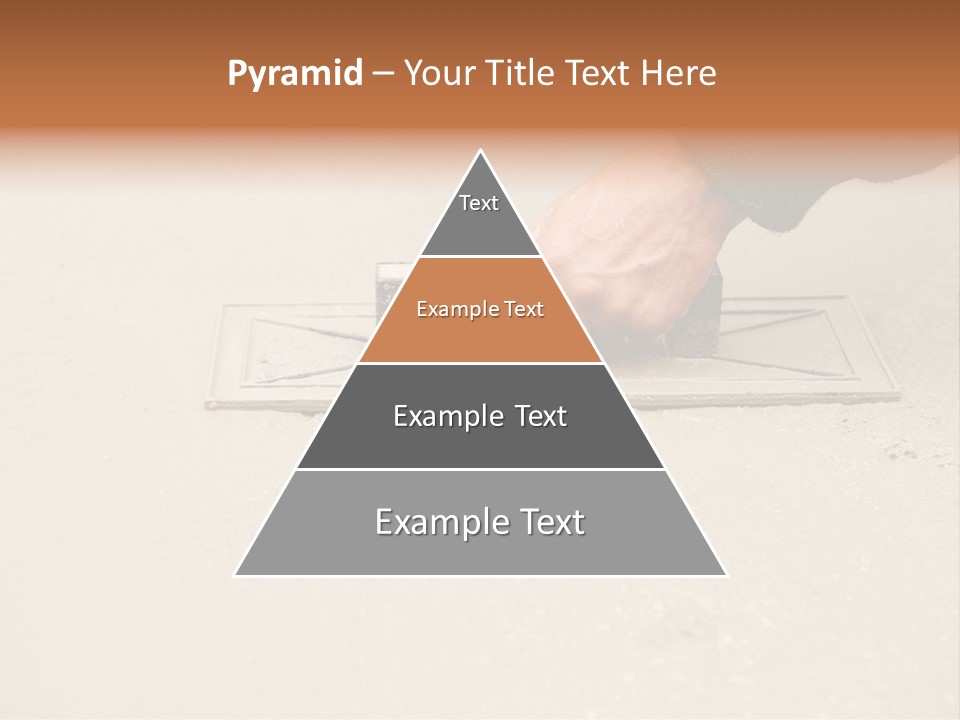 Smoothing Occupation Trowel PowerPoint Template