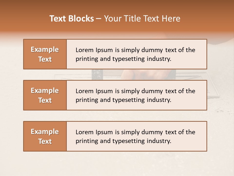 Smoothing Occupation Trowel PowerPoint Template