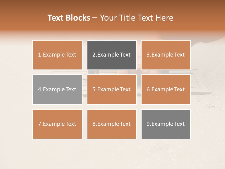 Smoothing Occupation Trowel PowerPoint Template